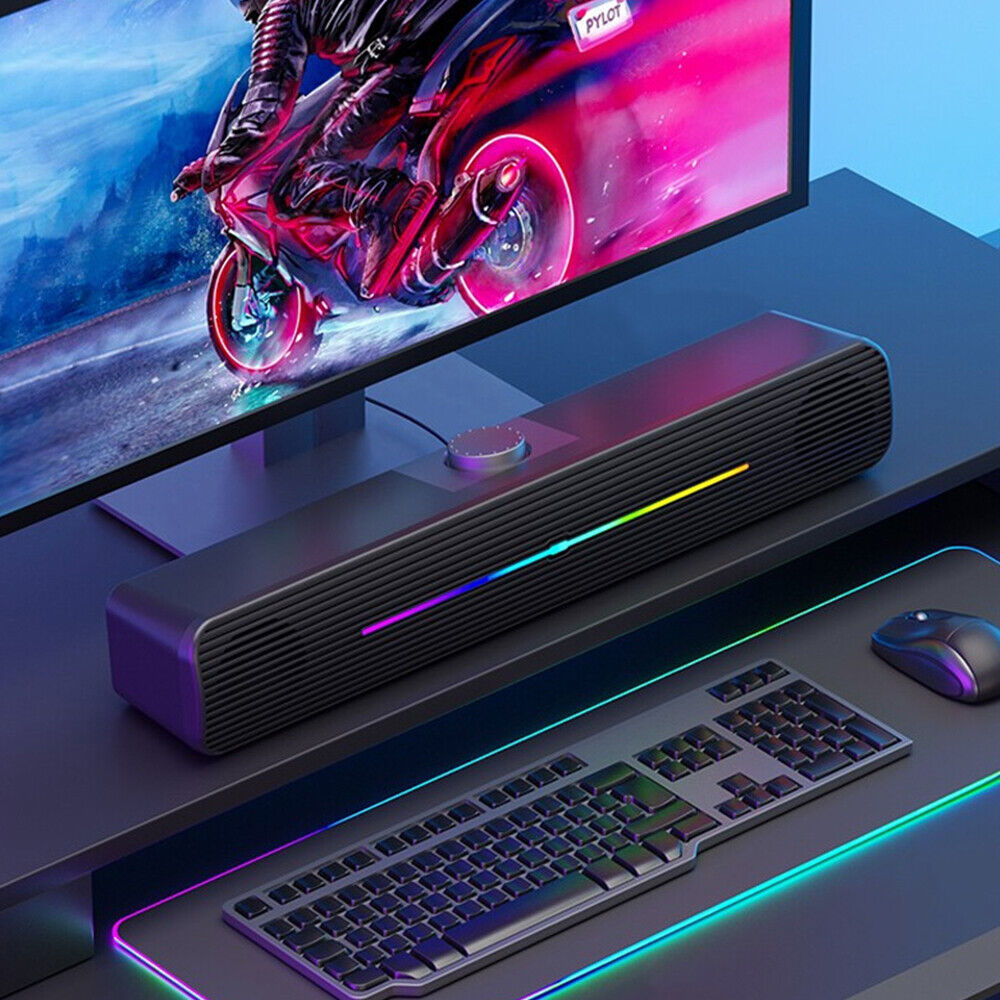 Gaming Laptop Soundbar: Enhanced Wired USB Speaker