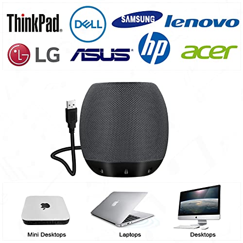 Powerful Stereo Gaming Laptop Speakers with Rich Bass Gray