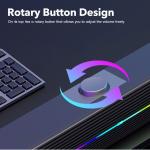 Gaming Laptop Sound Bar with LED & USB