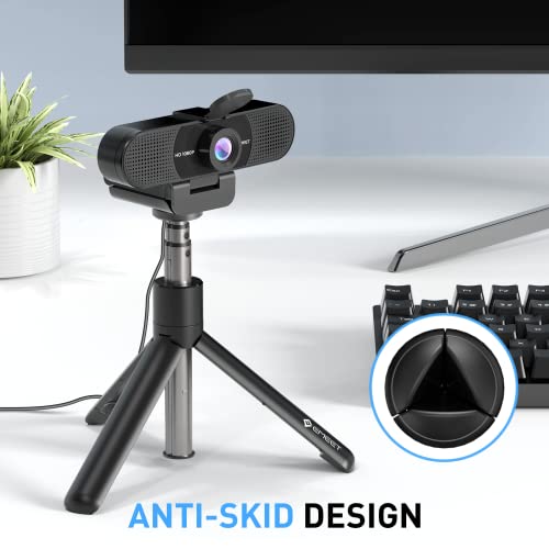EMEET C960 Webcam: 1080p, Tripod, Microphone, Privacy Cover