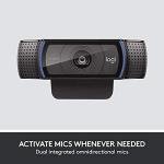 Logitech C920e Mic-Enabled Webcam + Litra Glow LED Streaming Light