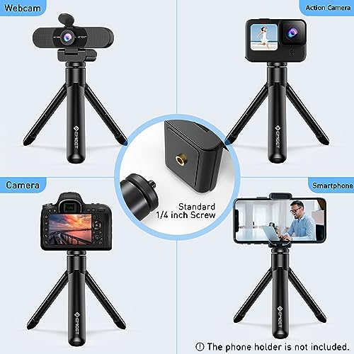 EMEET C960 Webcam: 1080p, Tripod, Microphone, Privacy Cover