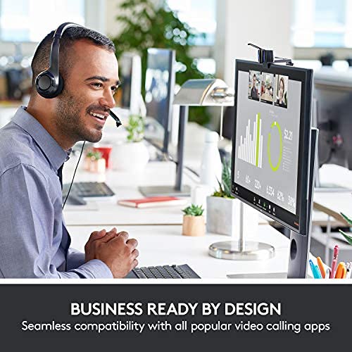 Logitech C920e Mic-Enabled Webcam + Litra Glow LED Streaming Light