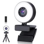 4K Webcam with Autofocus and Microphone