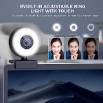 4K Webcam with Autofocus and Microphone