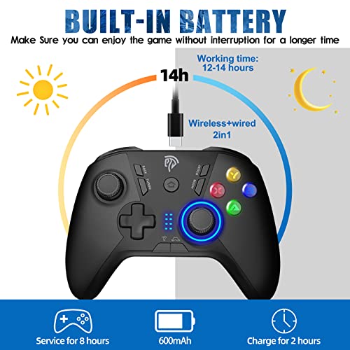 Wireless Gaming Controller for PC/Steam/PS3/Android TV BOX
