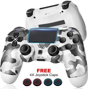 Grey Camo Wireless Controller for PS4/Pro/Slim Console