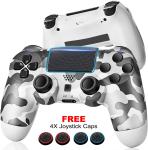 Grey Camo Wireless Controller for PS4/Pro/Slim Console
