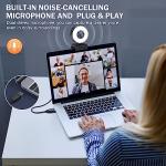 4K Webcam with Autofocus and Microphone