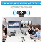 1080p Webcam with Microphone, Wide Angle & Privacy Cover