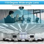 1080p Webcam with Microphone, Wide Angle & Privacy Cover