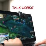 Compact Black Gaming Laptop Webcam with Dual Microphone