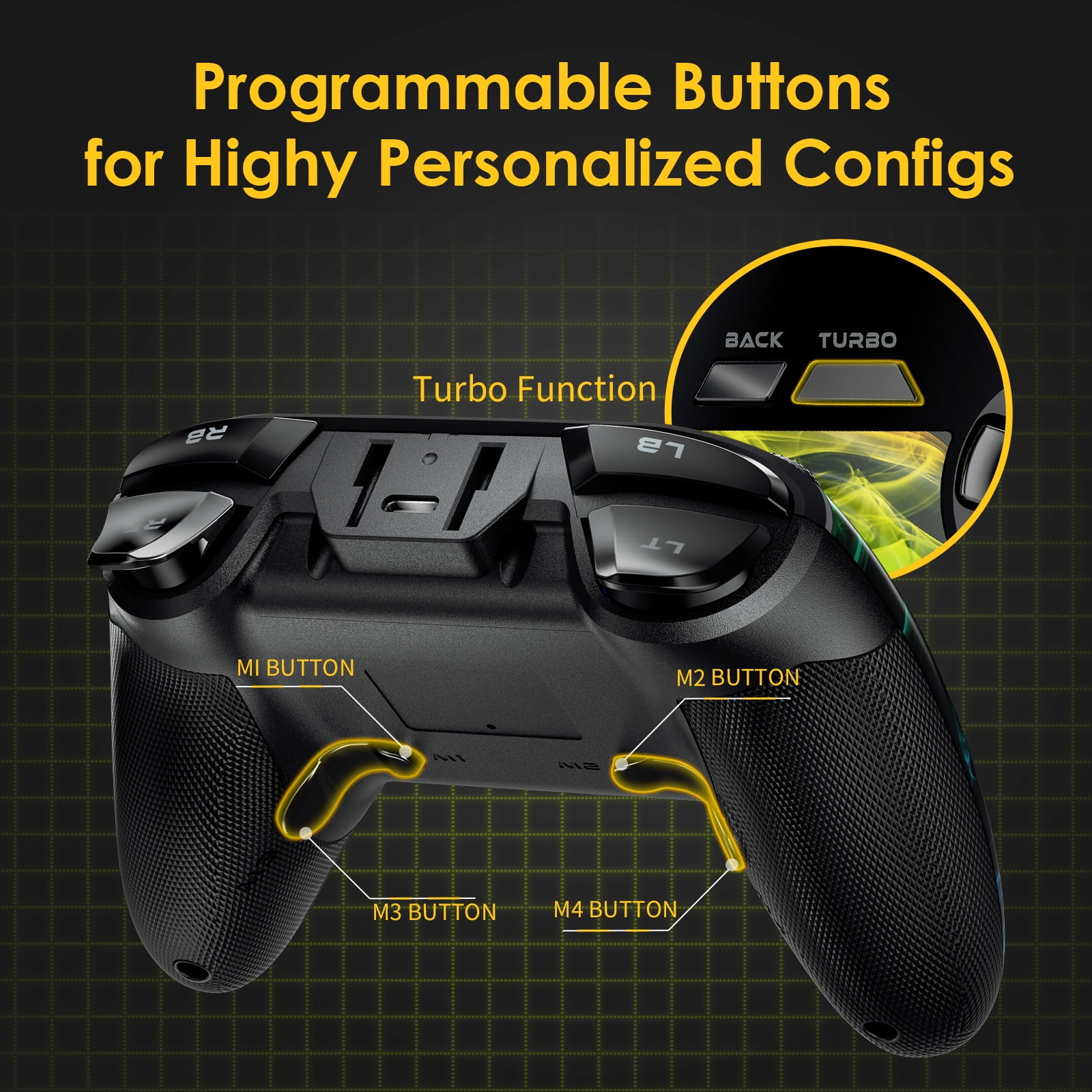 EasySMX Wireless Gamepad with Dual Vibration for PC/PS3/Android TV