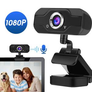 720P HD Webcam with Built-in Microphone for Video Calling