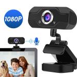 720P HD Webcam with Built-in Microphone for Video Calling