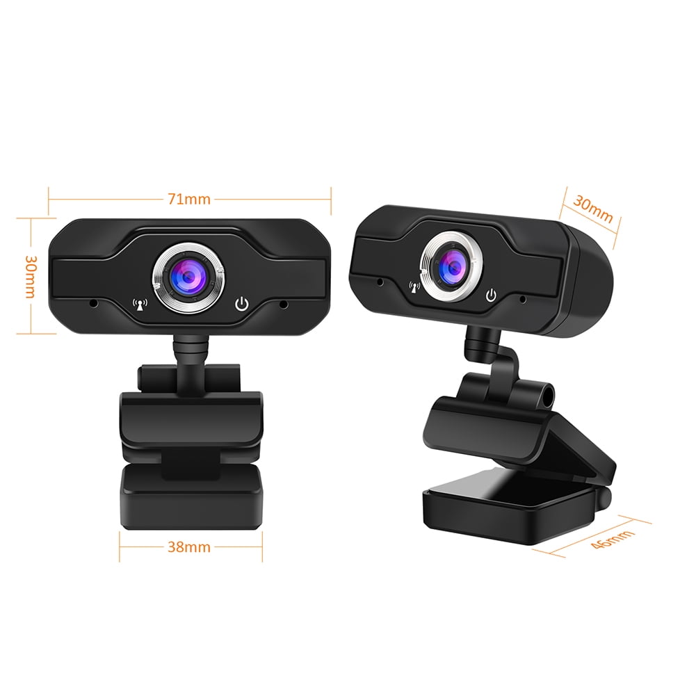 720P HD Webcam with Built-in Microphone for Video Calling