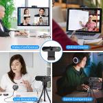 1080p HD Webcam with Microphone for Gaming Laptops