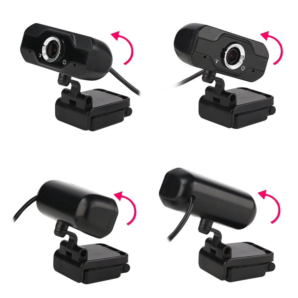 720P HD Webcam with Built-in Microphone for Video Calling