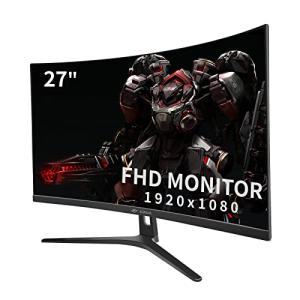 CRUA 27" 180HZ Curved Gaming Monitor, Full HD