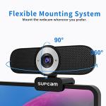 High-Quality HD Webcam with Microphone for Gaming Laptops