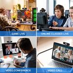 High-Quality HD Webcam with Microphone for Gaming Laptops