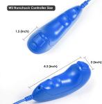 LUXMO 2-Pack Nunchuck Controller for Wii & Wii U