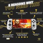 Majestech D6 Wireless Gamepad for iPhone/Android Gaming