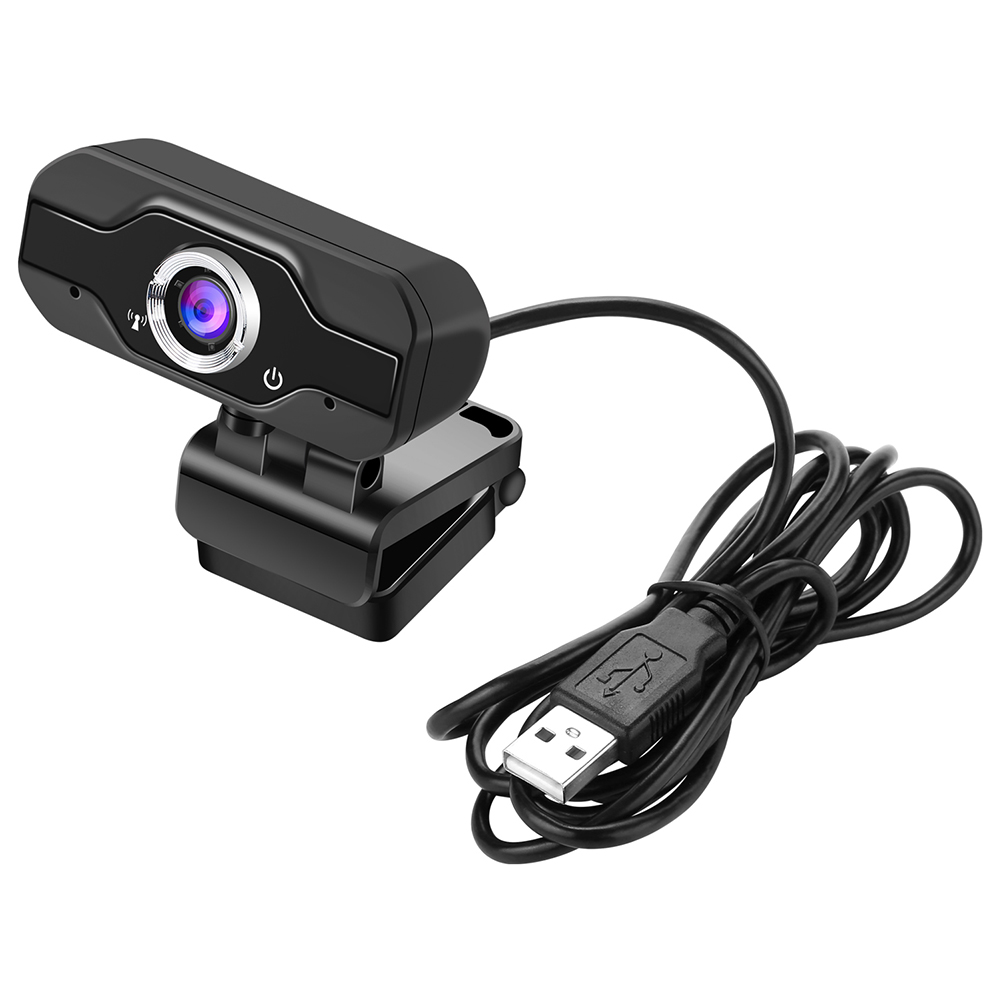 720P HD Webcam with Built-in Microphone for Video Calling