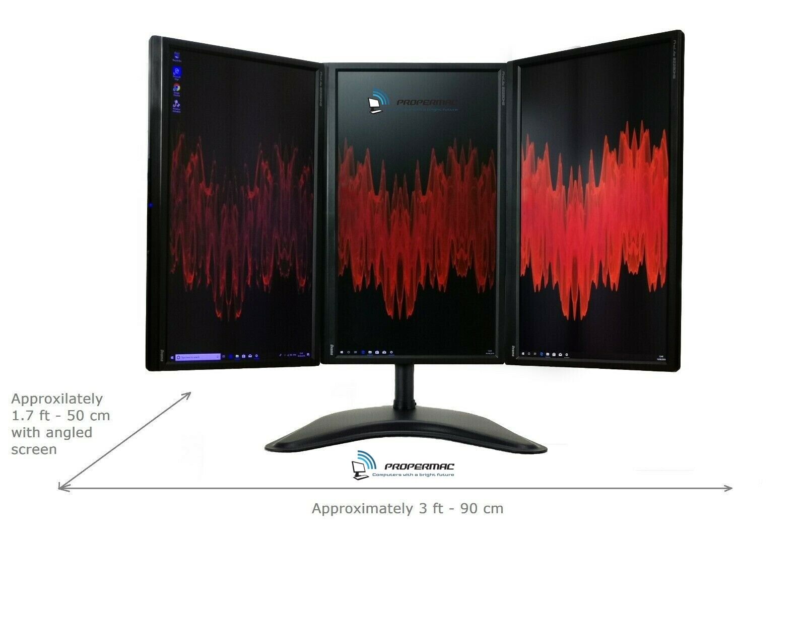 Triple Monitor Gaming Laptop Bundle