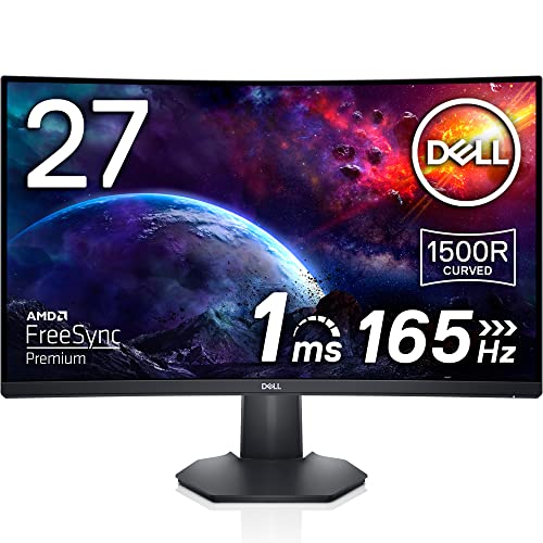 27-inch Dell Curved QHD Gaming Monitor, AMD FreeSync, 165Hz