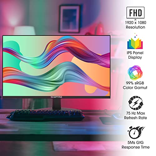 27" LED Gaming Monitor: 1080p, 75Hz, 99% sRGB