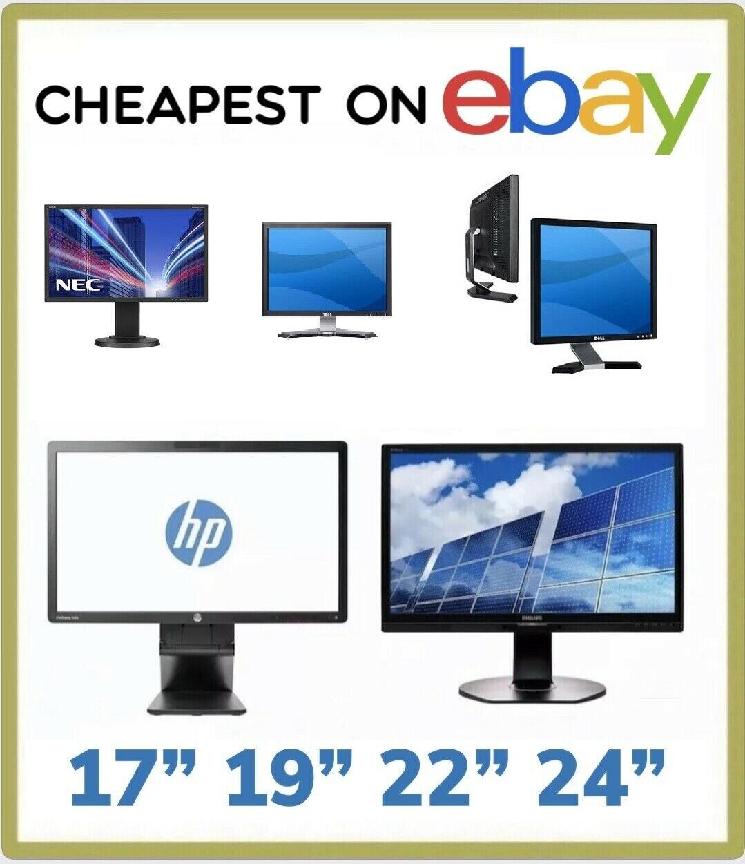 Dell Hp Samsung Lg Viewsonic Acer Benq