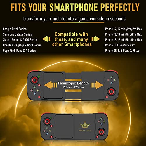 Bluetooth Gamepad for iPhone/Android - Play COD, Fortnite