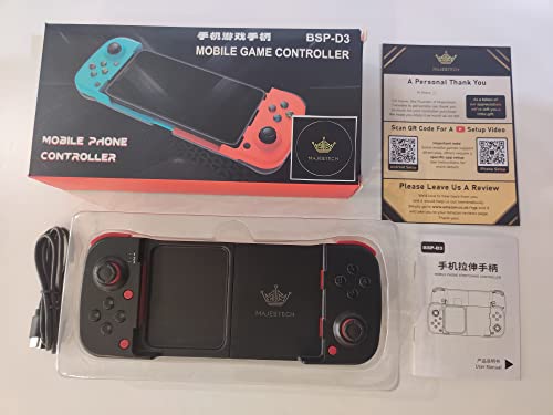 Bluetooth Gamepad for iPhone/Android - Play COD, Fortnite