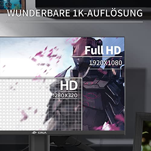 27" CRUA Gaming Monitor - Full HD 144/165HZ