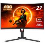 AOC CQ27G3Z 27" Curved Gaming Monitor, QHD 2K 240Hz