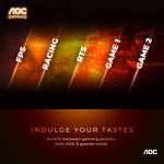 AOC CQ27G3Z 27" Curved Gaming Monitor, QHD 2K 240Hz