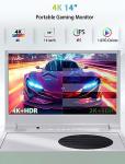 DEPGI 14" 4K Portable Gaming Monitor, IPS
