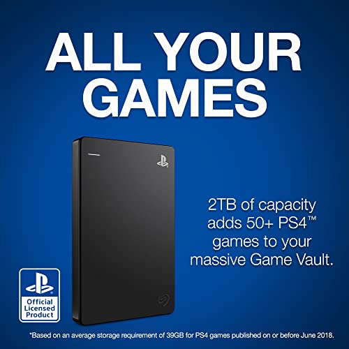 Seagate 2TB Game Drive for PS4 - Officially Licensed