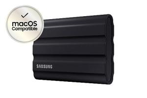 Samsung T7 Shield Portable SSD 1 TB - USB 3.2 Gen.2 External SSD Black (MU-PE1T0S/EU)