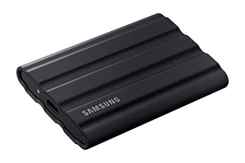 Samsung T7 Shield Portable SSD 1 TB - USB 3.2 Gen.2 External SSD Black (MU-PE1T0S/EU)