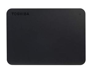 Toshiba Portable External Hard Drive, 2TB, USB 3.2, Black
