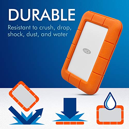 LaCie Rugged Mini 2TB Gaming Laptop Hard Drive