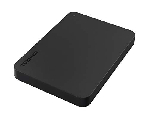 Toshiba Portable External Hard Drive, 2TB, USB 3.2, Black