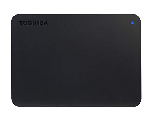 Toshiba Portable External Hard Drive, 2TB, USB 3.2, Black