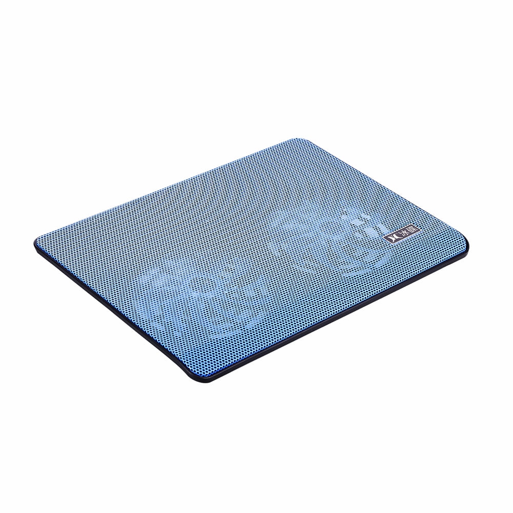 Laptop Cooling Pad: Double Fan High-performance Cooling, 2 USB Ports, Blue