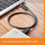 5TB Mac Portable Hard Drive with Password Protection - Silver