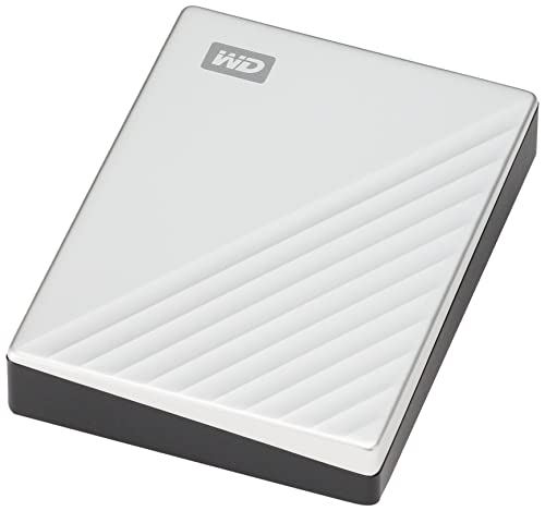 5TB Mac Portable Hard Drive with Password Protection - Silver