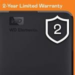 WD Elements Portable External Hard Drive - 1TB to 5TB