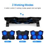 COOLCOLD Laptop Cooling Pad - Blue